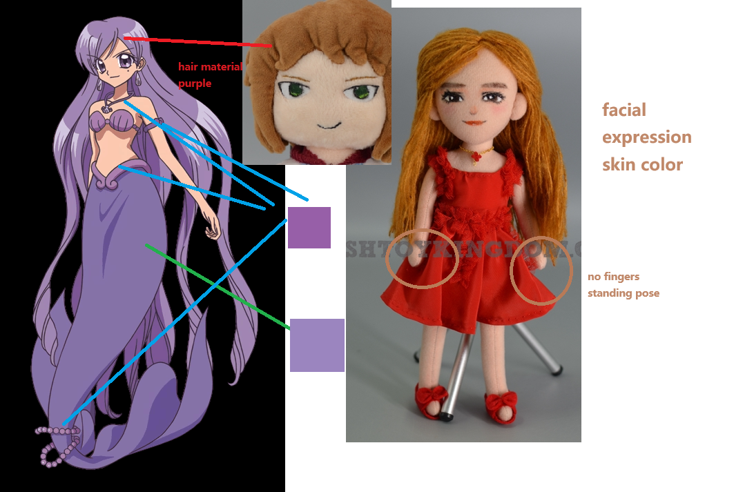 マーメイドメロディーぴちぴちピッチ カレン ぬいぐるみ (2nd