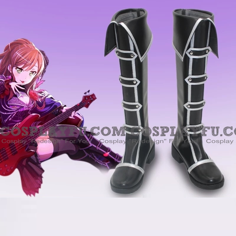 バンドリ！ 湊 友希那 靴 (Black Boots) - CosplayFU.jp