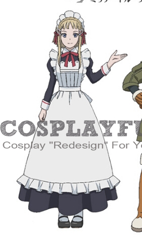 Last Exile Millia il Velch Cutrettola Turan Traje (Maid)