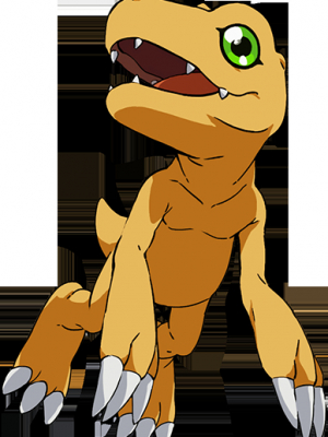 Agumon Cosplay Costume from Digimon Adventure tri. Agumon Cosplay Costume from Digimon Adventure tri.