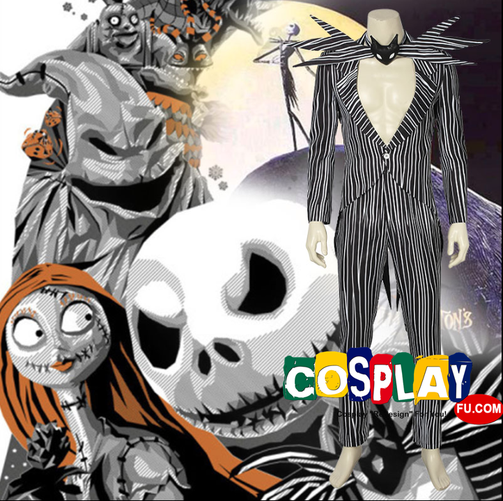 Jack Skellington Cosplay Costume from The Nightmare Before Chris Jack Skellington Cosplay Costume from The Nightmare Before Chris