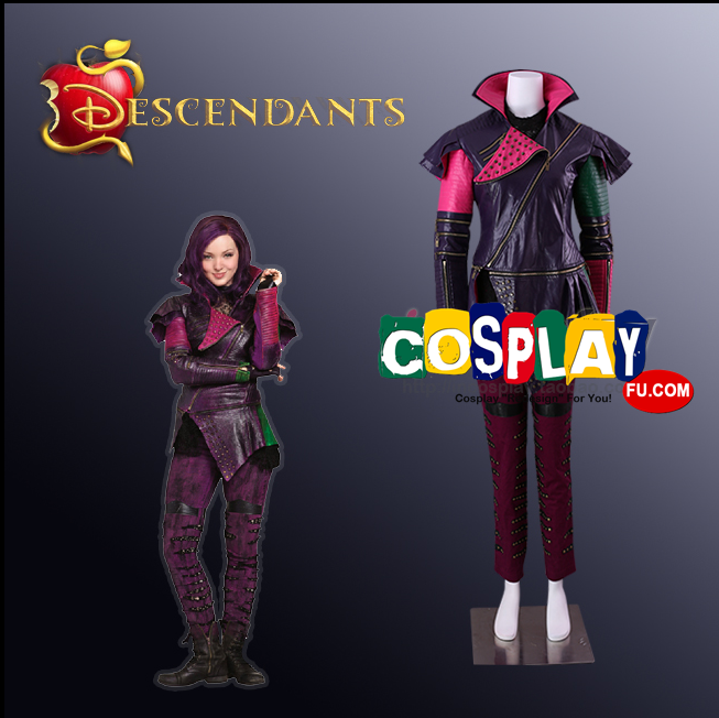 Maleficent Bertha Cosplay Costume from Descendants 2015 film