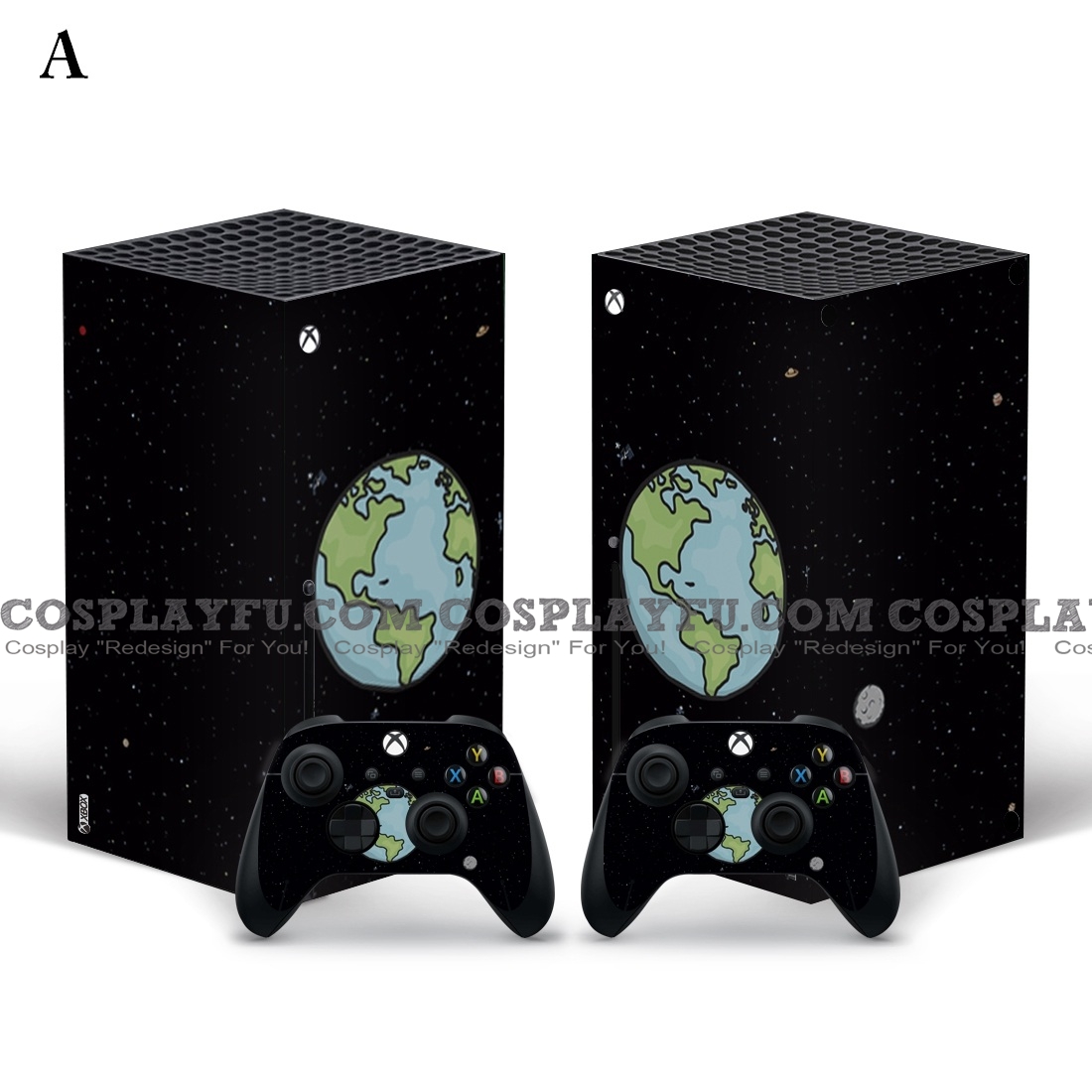 thumbnail image 2 of Xbox Series X Skin Wrap - Alien Design Vinyl Decals For Console & Controllers 2 of 13