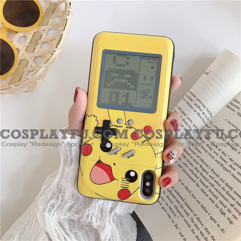 Handmade イエロー Big 小さい ポケモン Pikachu Gamers 電話番号 Case For Iphone 678 S Plus X Xs Xr Xsmax 11 12 13 Mini Pro Max コスプレ Cosplayfu Jp
