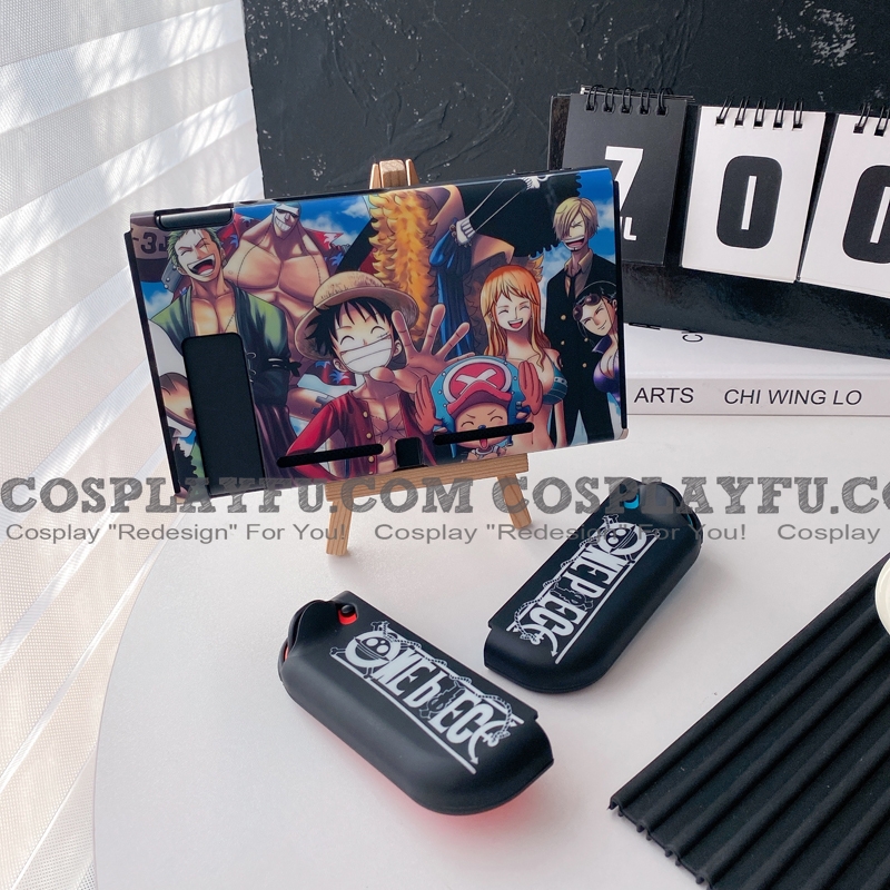 ブラック One Piece Switch Shell Protection Cover TPU コスプレ