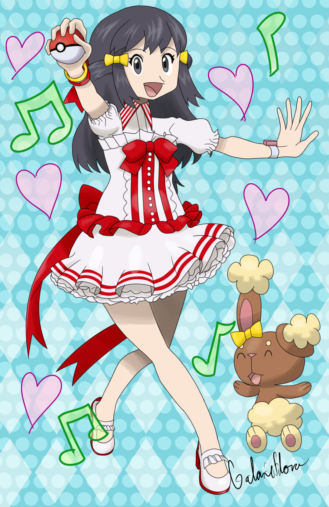 Pokemon Dawn Contest Outfits