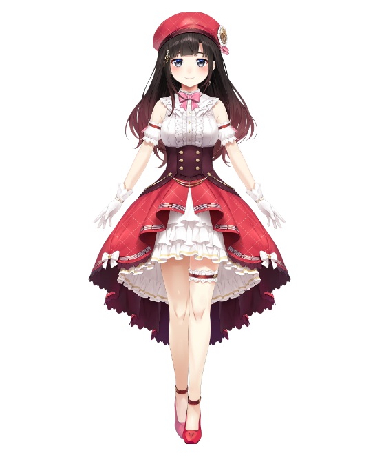 カスタム バーチャルユーチューバー 鈴鹿詩子 コスチューム