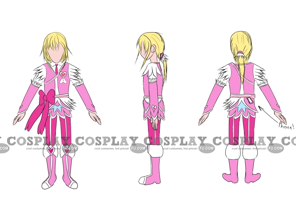 カスタム ドキドキ！プリキュア キュアハート コスチューム - CosplayFU.jp