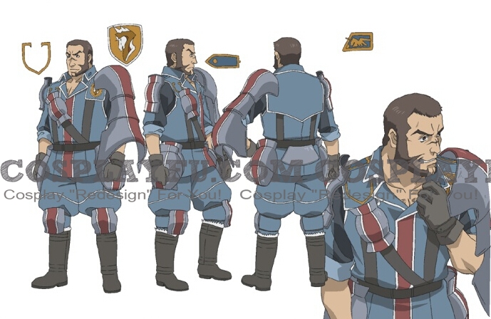 Largo Cosplay Costume from Valkyria Chronicles