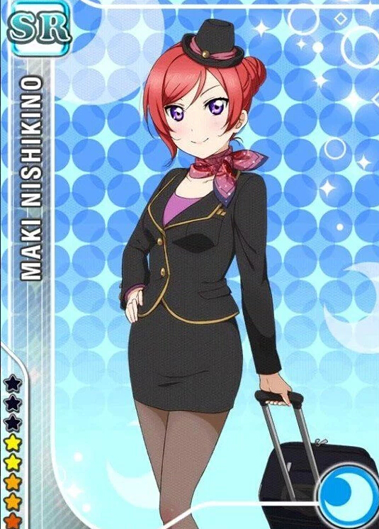 Love Live Maki Nishikino Kostüme (April Airhostess)