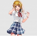 D4DJ クッションカバー・ブランケット 愛本りんく調 制服ver. 新品未開封 D4DJ_april_nyochio_nui_sample_